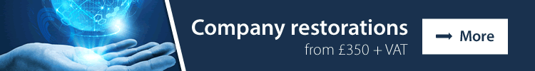 Company restorations from £350 + VAT