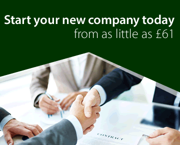 Start your new company today from as little as £14 + VAT